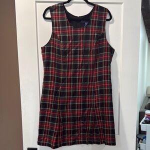 Plaid Sleeveless Dress